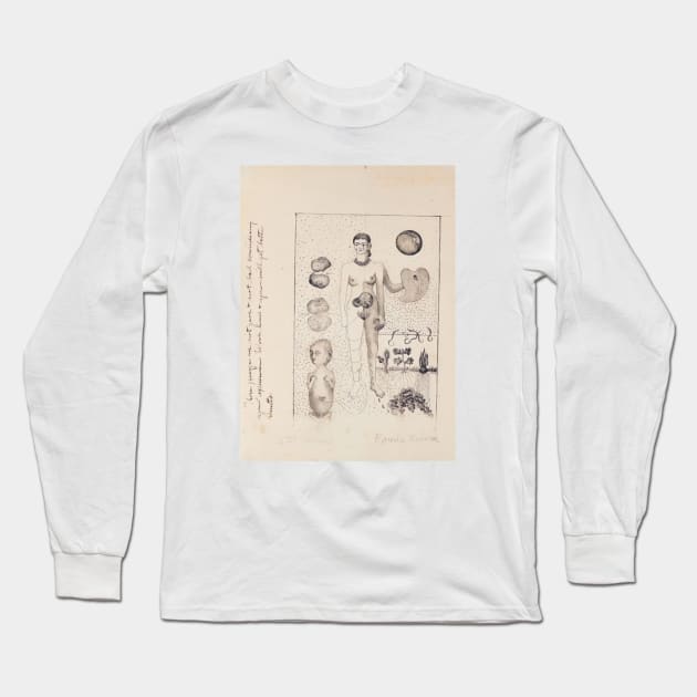 Frida and the Miscarriage by Frida Kahlo Long Sleeve T-Shirt by FridaBubble
